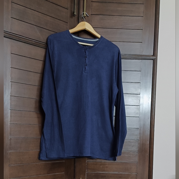 Other - Autograph Navy Blue Pure Cotton Fullsleeve Men's T- Shirt